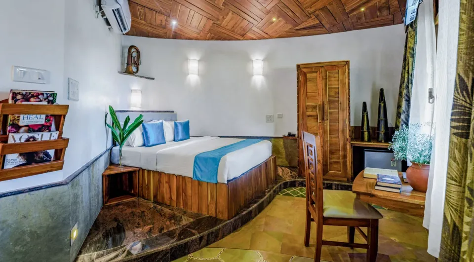 Luxury Bedroom At Eden Farms Emerald - Villa in Goa