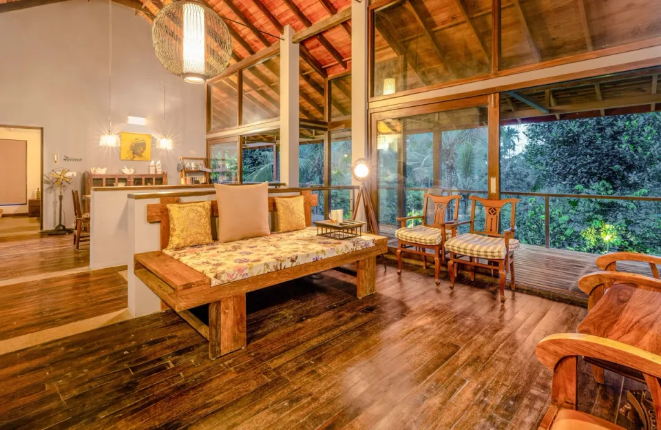 Elegant Living Space at The Old Cattle Shed, Wayanad