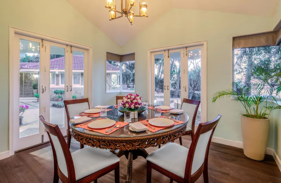 Dining Area at Beach House - Madh Island Homestay