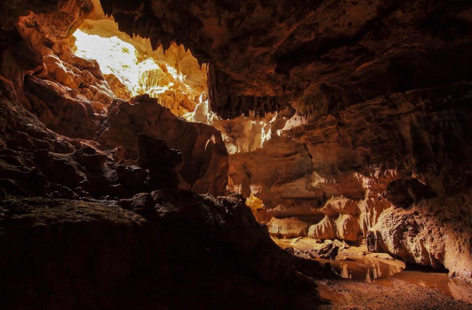 Exploring Edakkal Caves