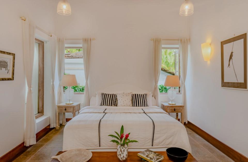 Spacious Bedroom at 70 Vale - Homestay in Goa, amã Stays & Trails 