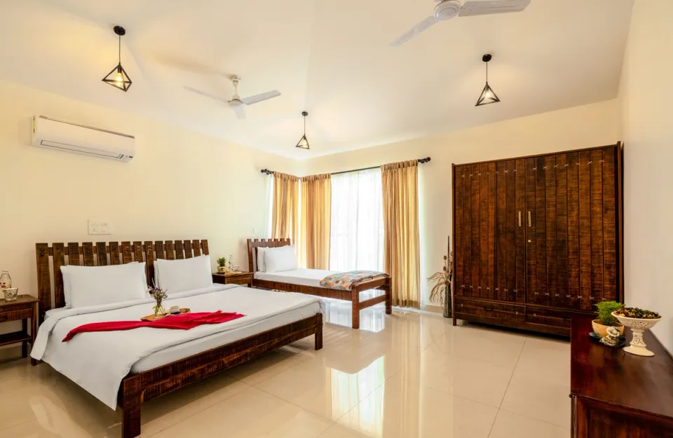 Elegant Bedroom at Arcadia - Coorg Luxury Villa