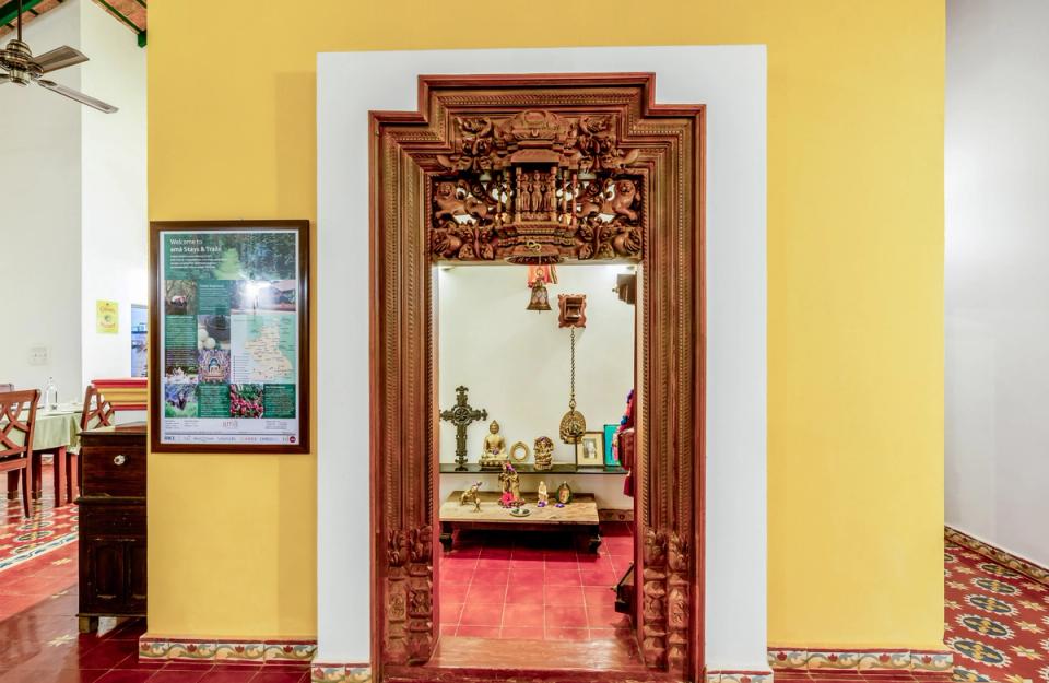 Prayer Room at Rare Earth Estate, Coorg