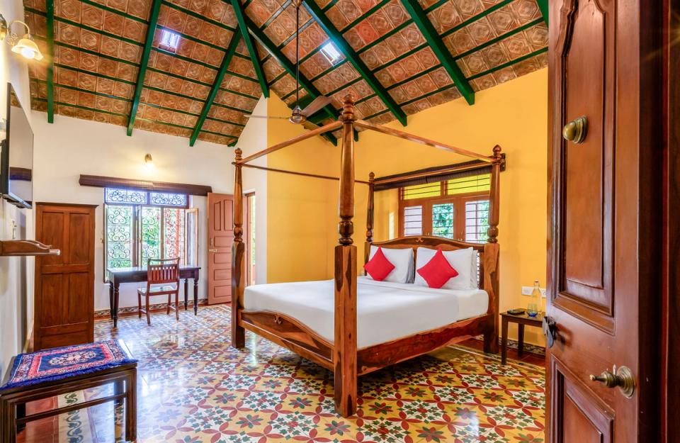 Elegant Bedroom at Rare Earth Estate - 5 Bedroom Villa In Coorg