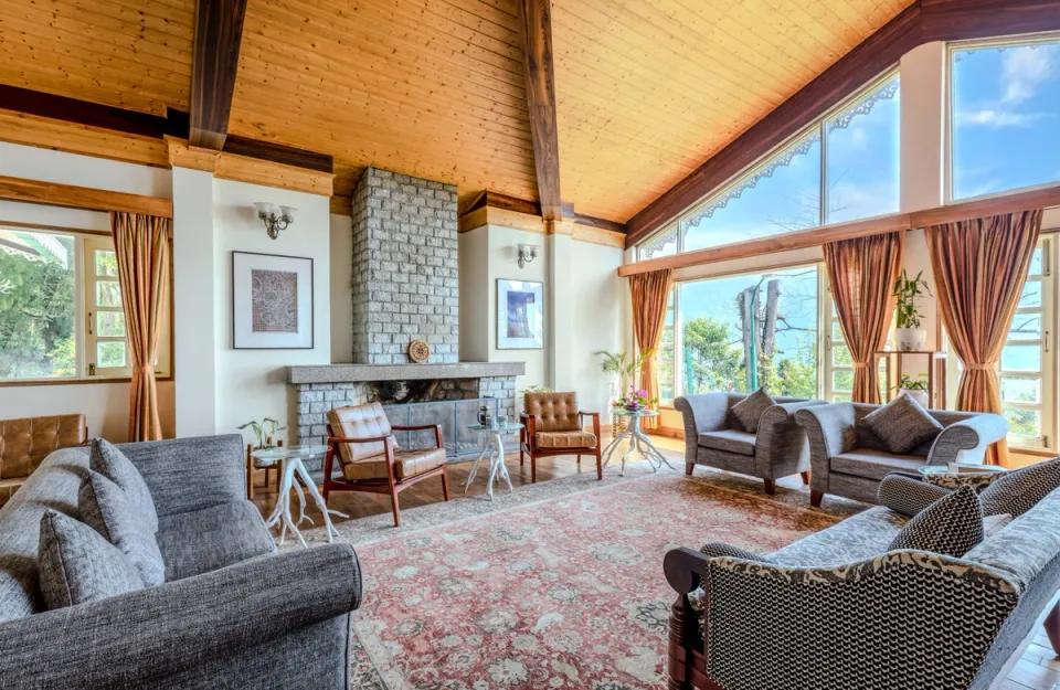 Living Room at Makaibari Bungalow, Darjeeling