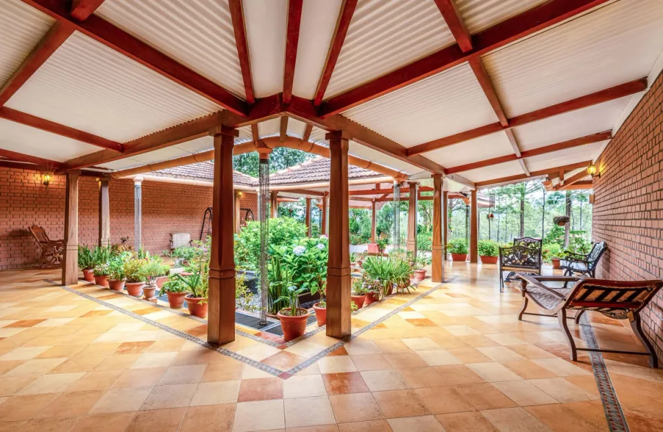 Lobby at Raven's Nest - Bungalow in Kotagiri