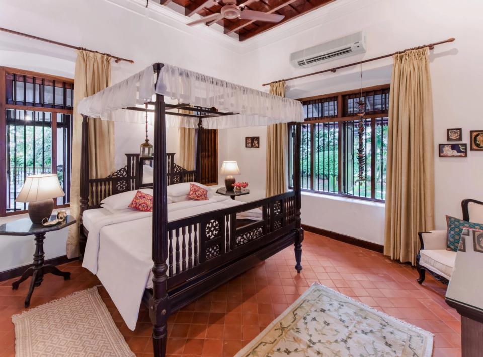 Luxury Bedroom at Ambika Vilas, Trivandrum - amã Stays & Trails 