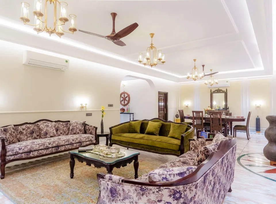 Living Space at Rang Mahal, Jaipur - amã Stays & Trails