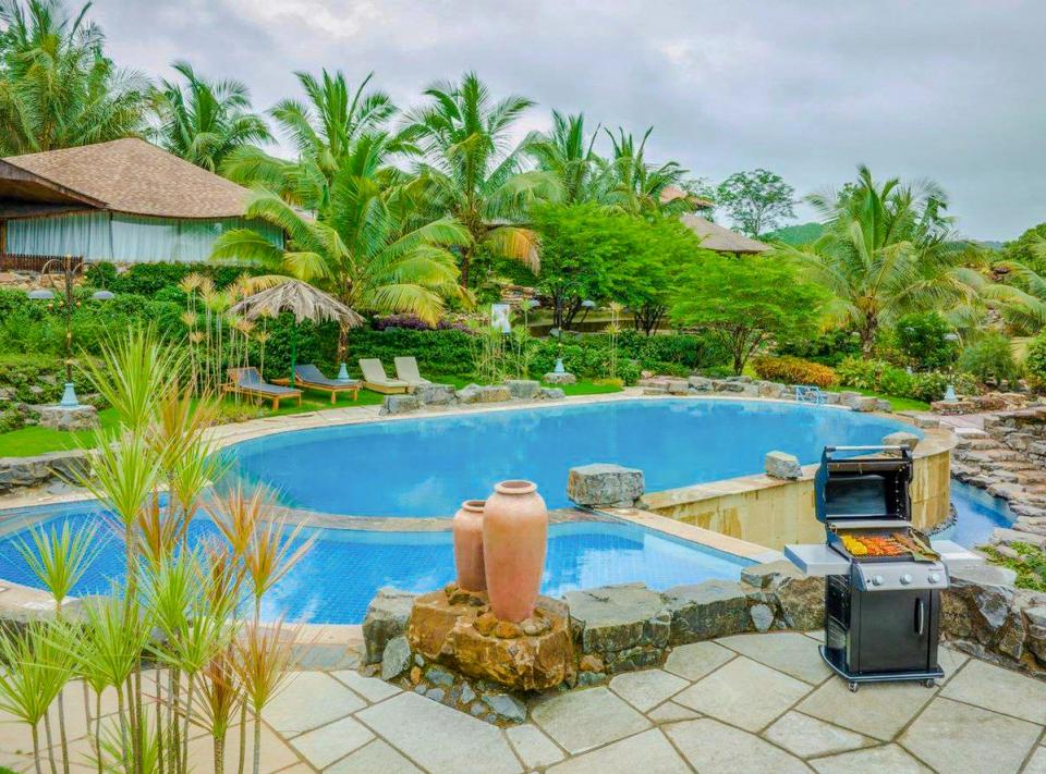 Luxury Swimming Pool at Eden Farms Aqua Marine - Homestay in Goa