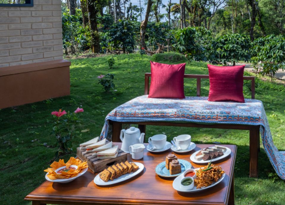 Breakfast at Alpenhof Coorg