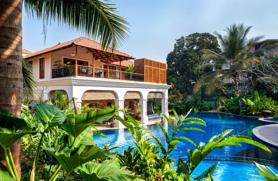 Swimming Pool At Hacienda De Bastora - Luxury Homestay in Goa