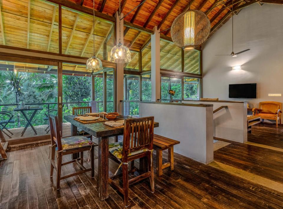 Dining Space at The Old Cattle Shed, Wayanad - amã Stays & Trails