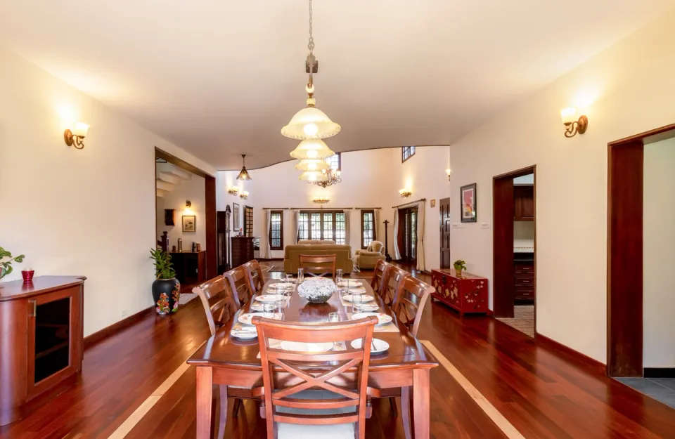 Dining Space at Kumara Villa - Luxury Villa in Kodaikanal 