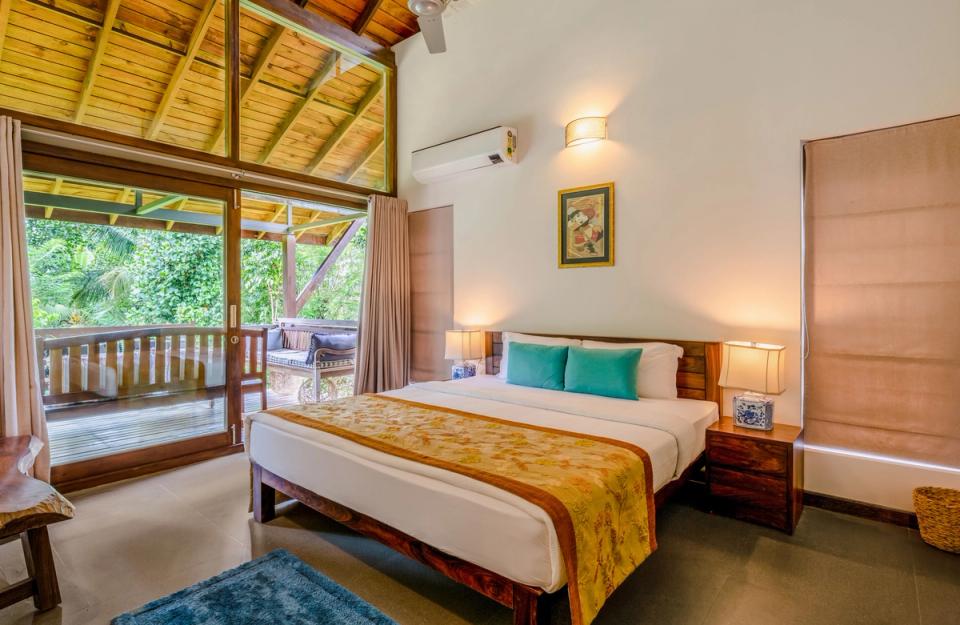 Spacious Bedroom at The Old Cattle Shed - 2 Bedroom Homestay in Wayanad