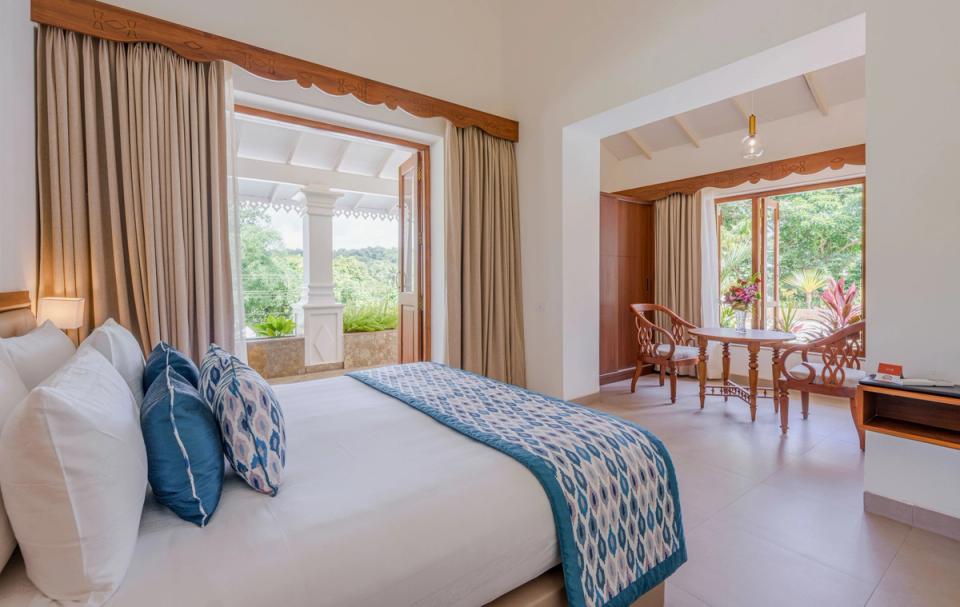 Luxury Bedroom at Palmeira de Socorro, Goa