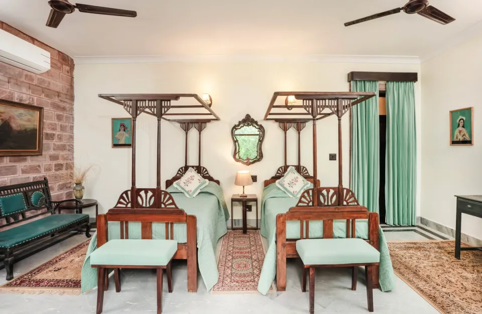 Amazing Bedroom at Kothi Umednagar, Jodhpur 