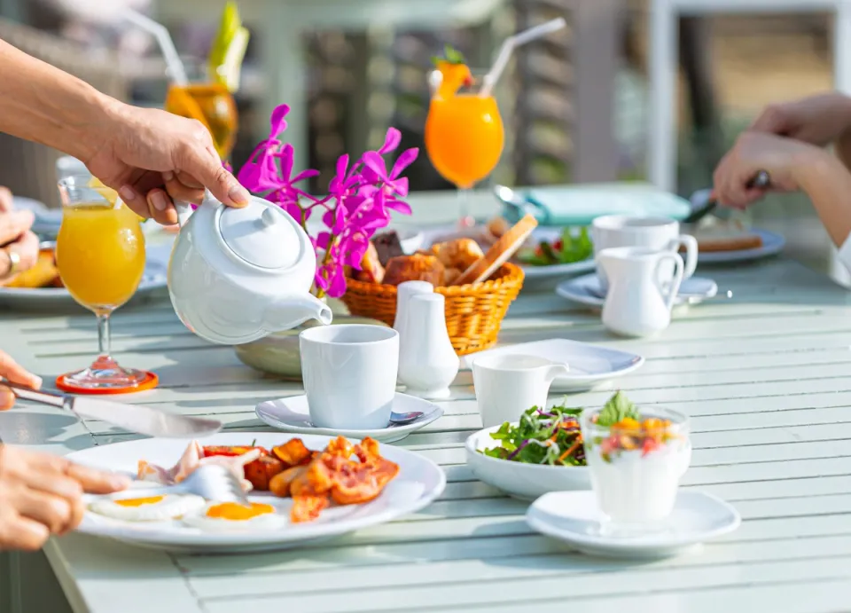 Idyllic Breakfast Setting - Experiences at Ramgarh Heritage Villa, Manali 