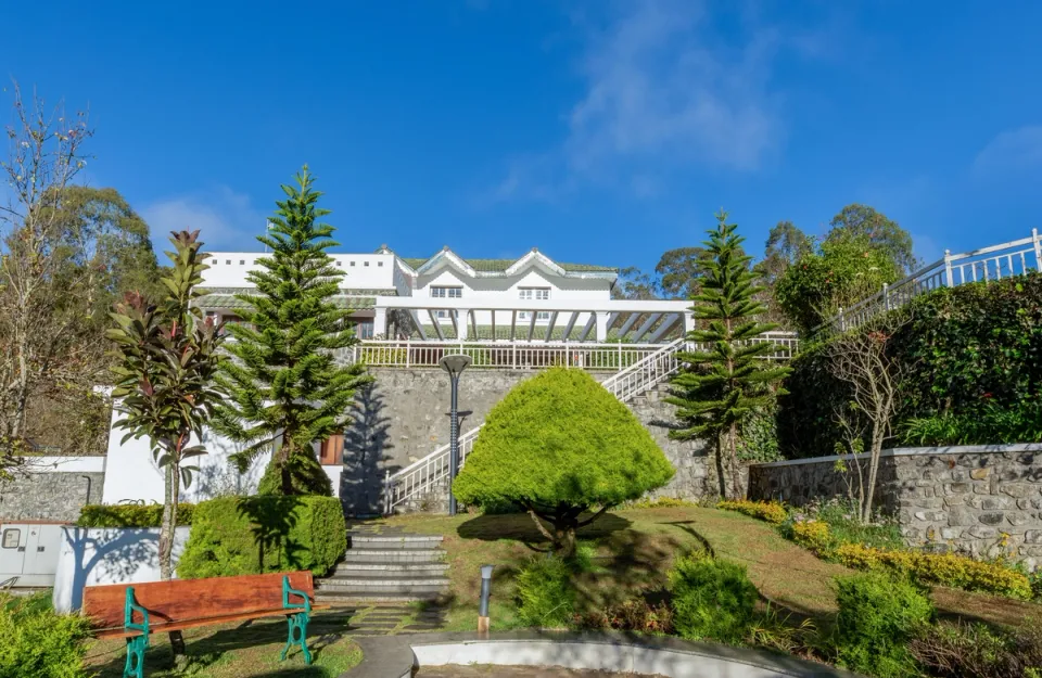 Outdoor Seating & Lawn Area at Kumara Villa, Kodaikanal