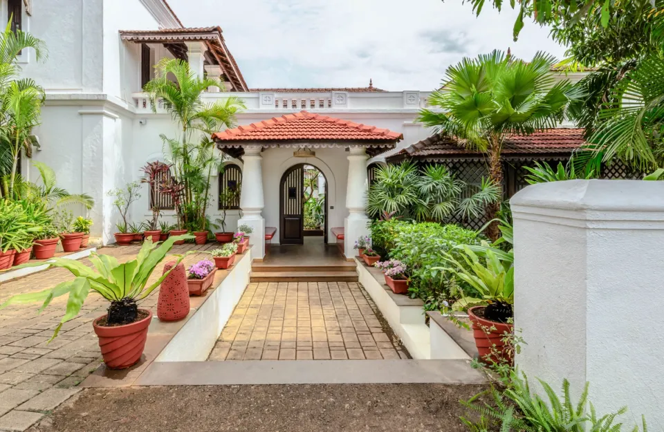 Entrance of  Villa No 1 Saipem Hills, Goa  - amã Stays & Trails