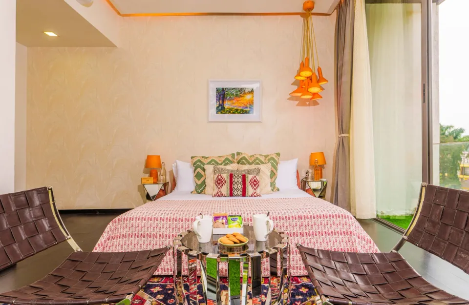 Stunning Bedroom At Villa Seven - Private Bungalow in Lonavala