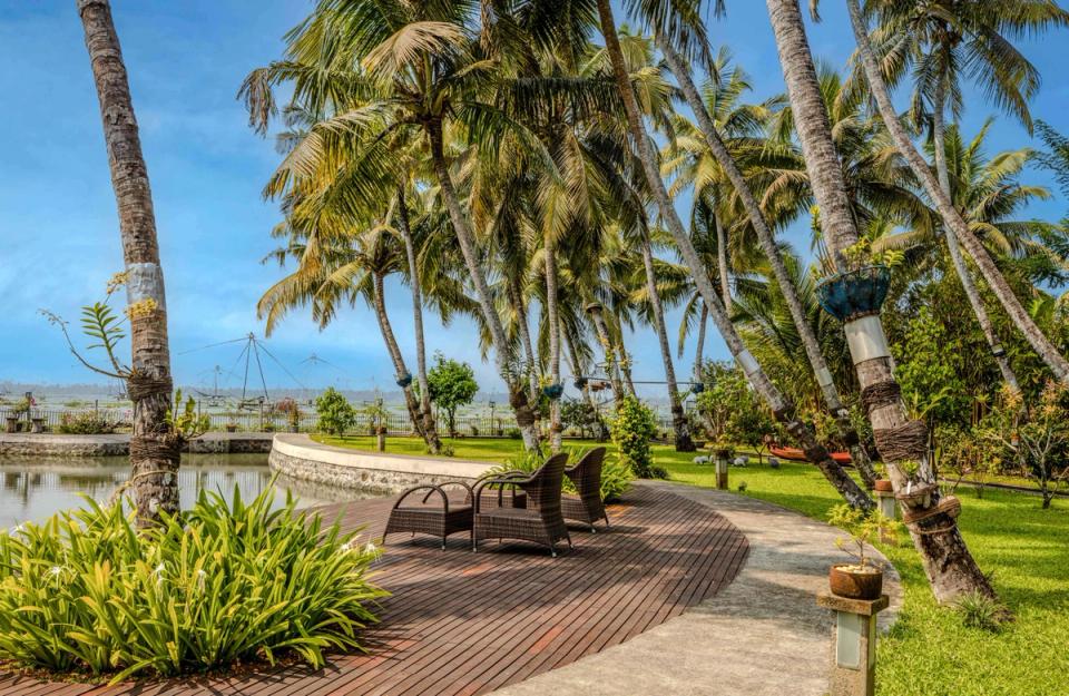 Outdoor Seating Space at Sherlys Ente Kumbalanghi - Private Villa In Kochi