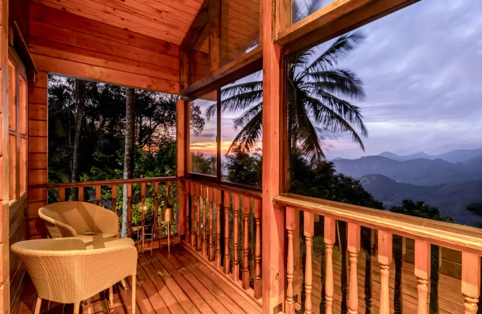 Outdoor Seating Space At Heliconia Villa, Wayanad