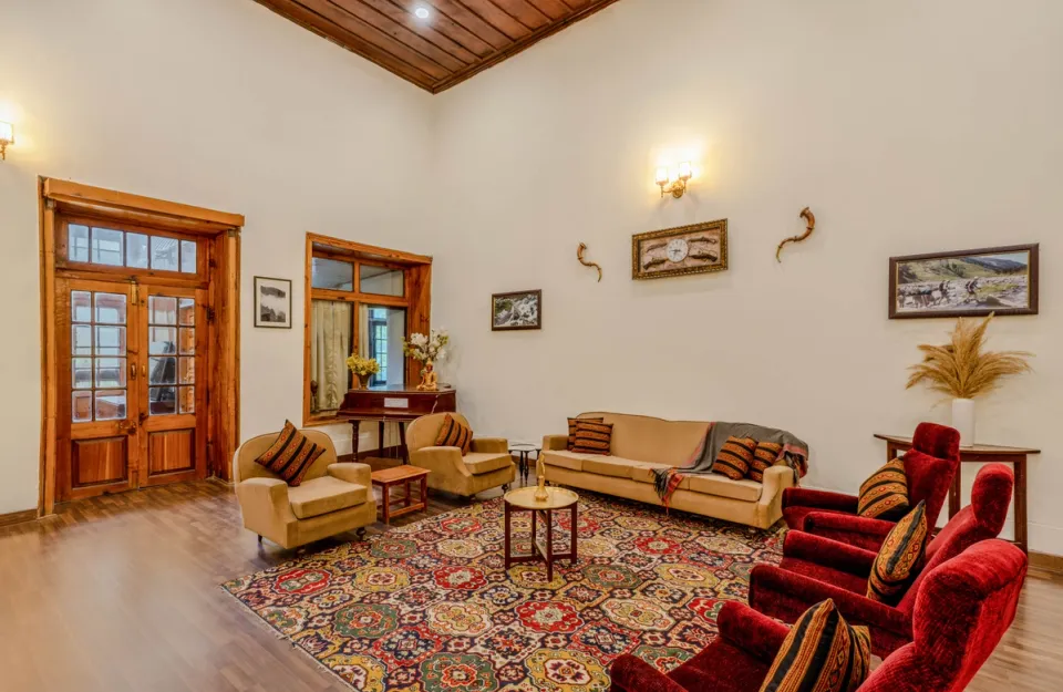 Living Space at Ramgarh Heritage Villa - amã Stays & Trails