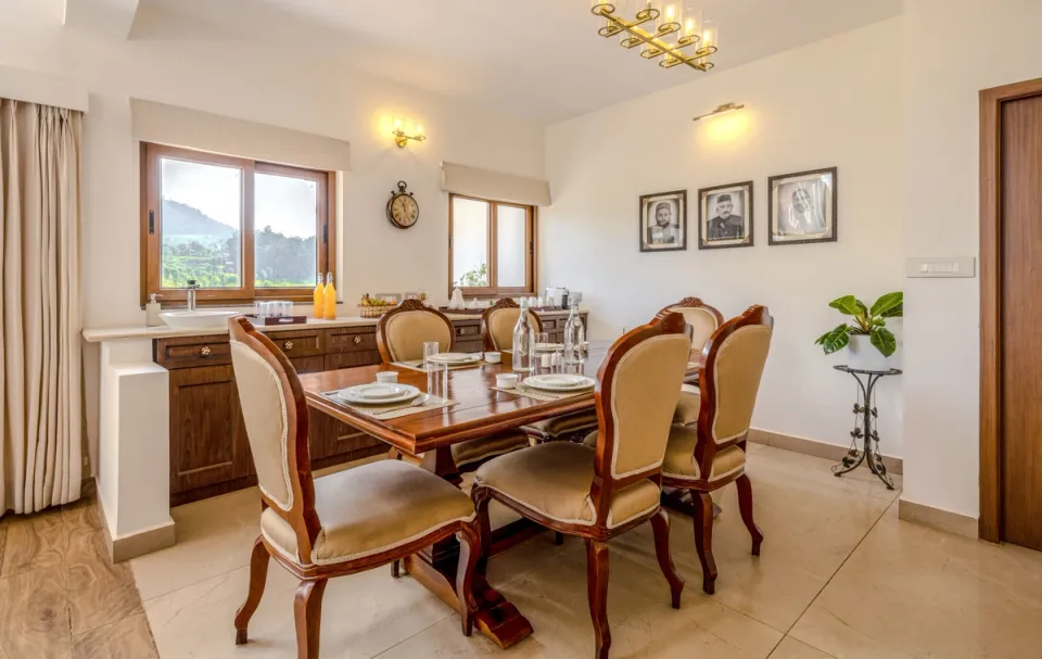 Elegant Dining Space at Werifesteria, Coonoor - amã Stays & Trails 