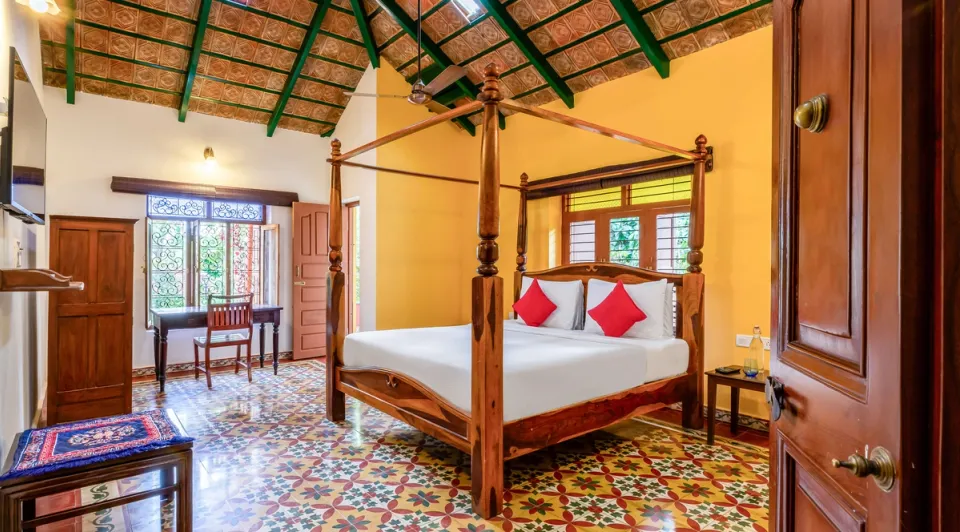 Stunning Bedroom at Rare Earth Estate - Accommodation in Coorg