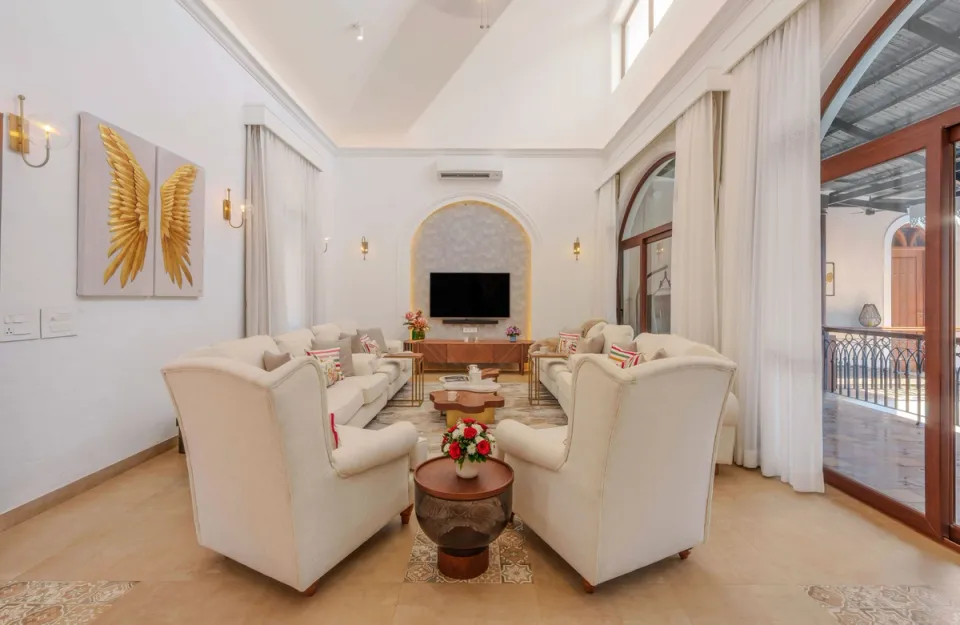 Luxury Living Space at Villa Eterna, Goa