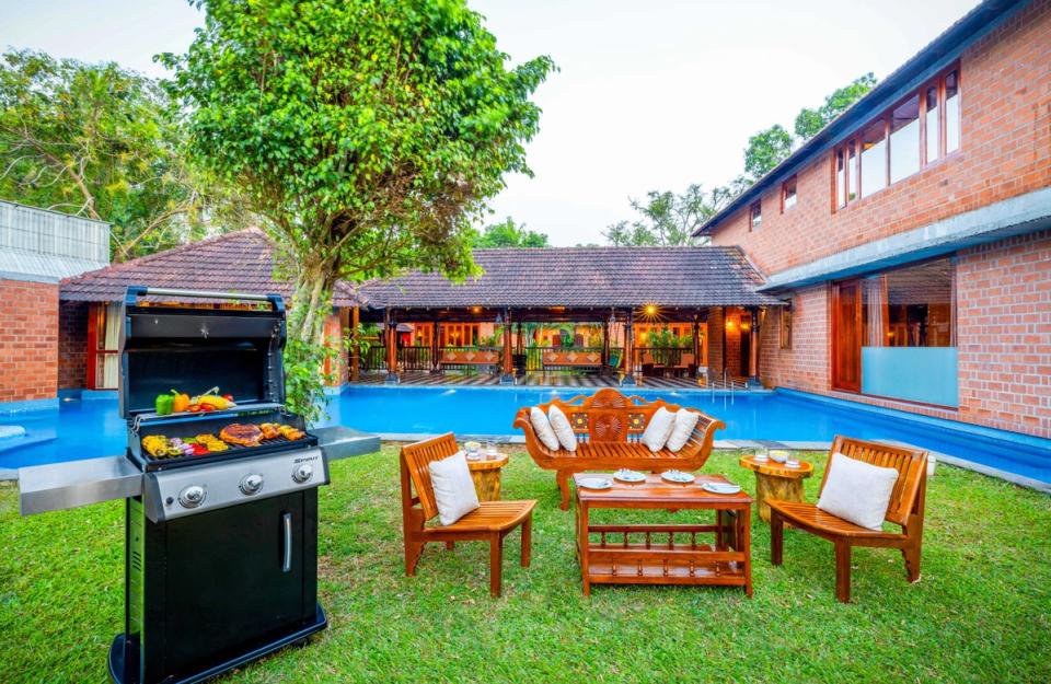 Barbeque - Luxury Experiences at Lily Pad, Kumarakom - amã Stays & Trails