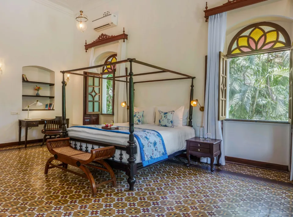 Luxury Bedroom At Palmeira De Saligao, Goa - amã Stays & Trails  