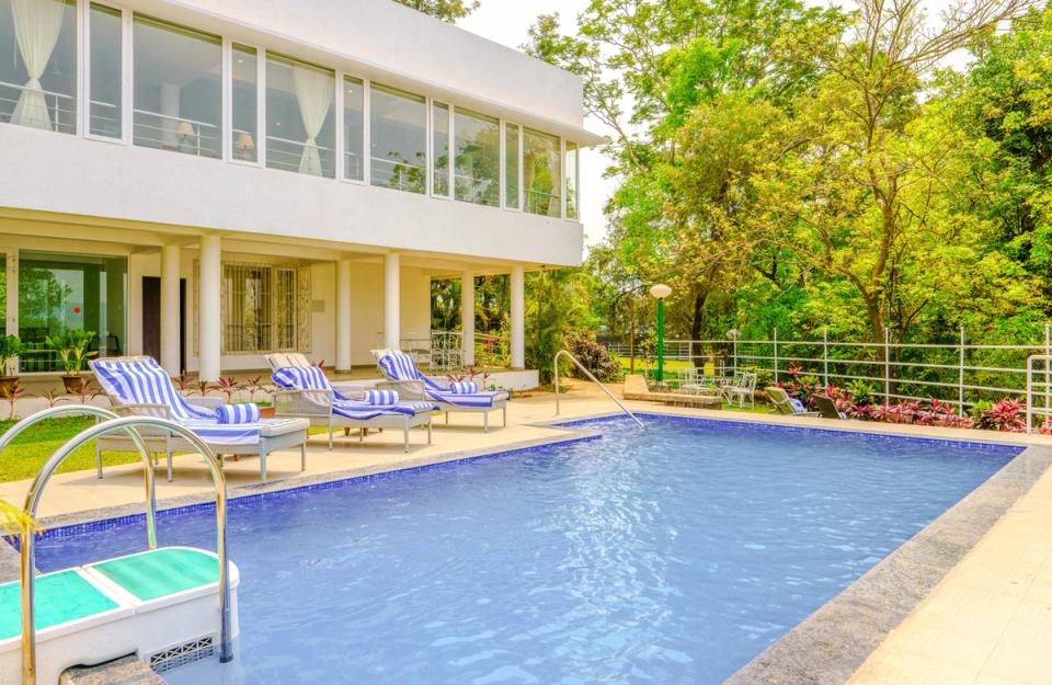 Elegant Swimming Pool at White House, Lonavala 