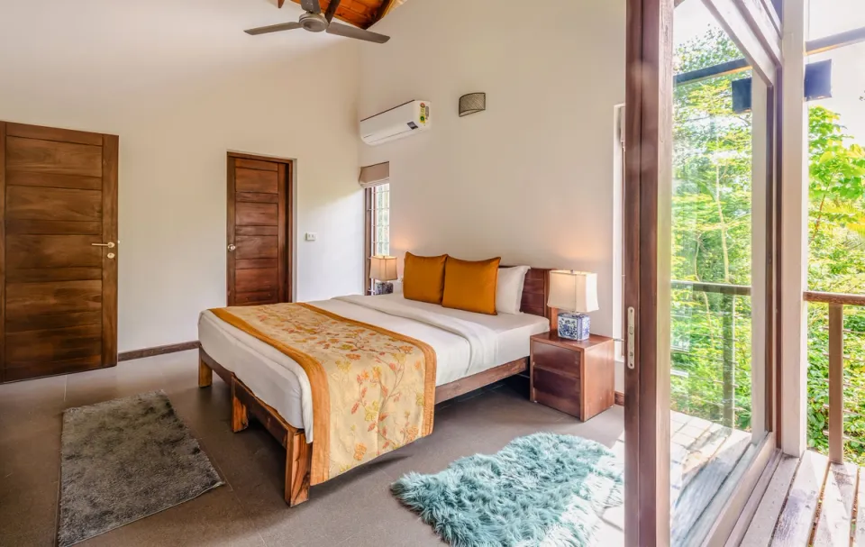 Luxury Bedroom at The Old Cattle Shed - Accommodation in Wayanad