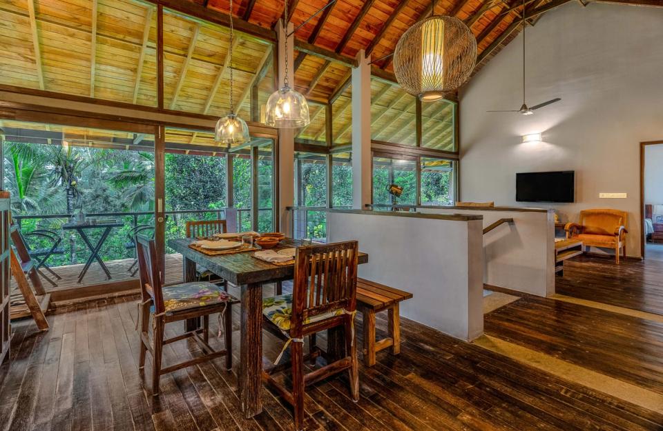 Spacious Dining Area at The Old Cattle Shed, Wayanad - amã Stays & Trails 