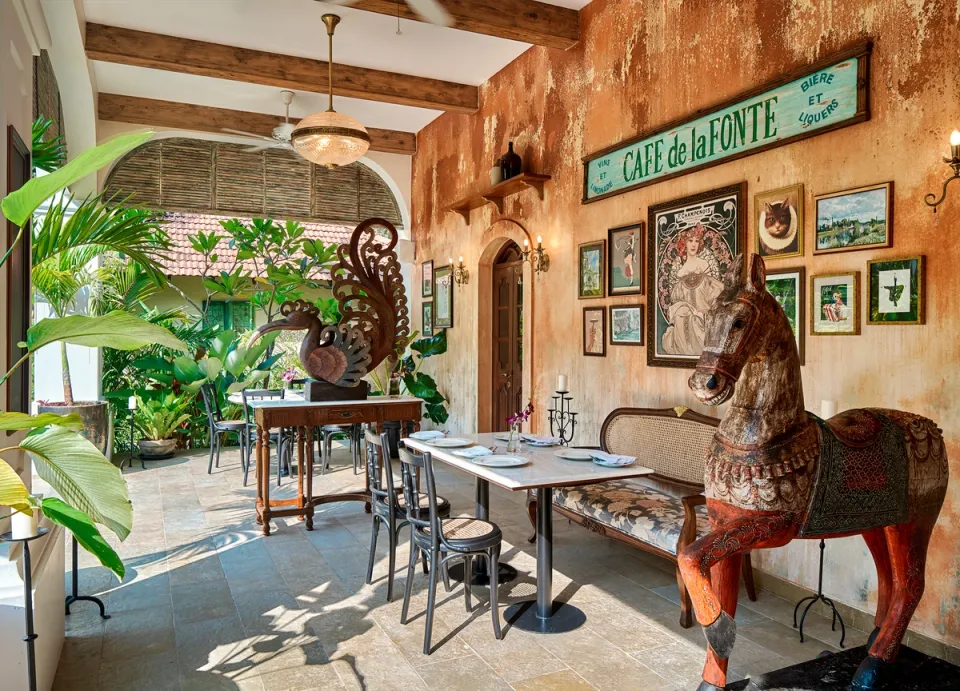 Cafe de la Fonte - Luxury Experiences At Hacienda De Bastora, Goa