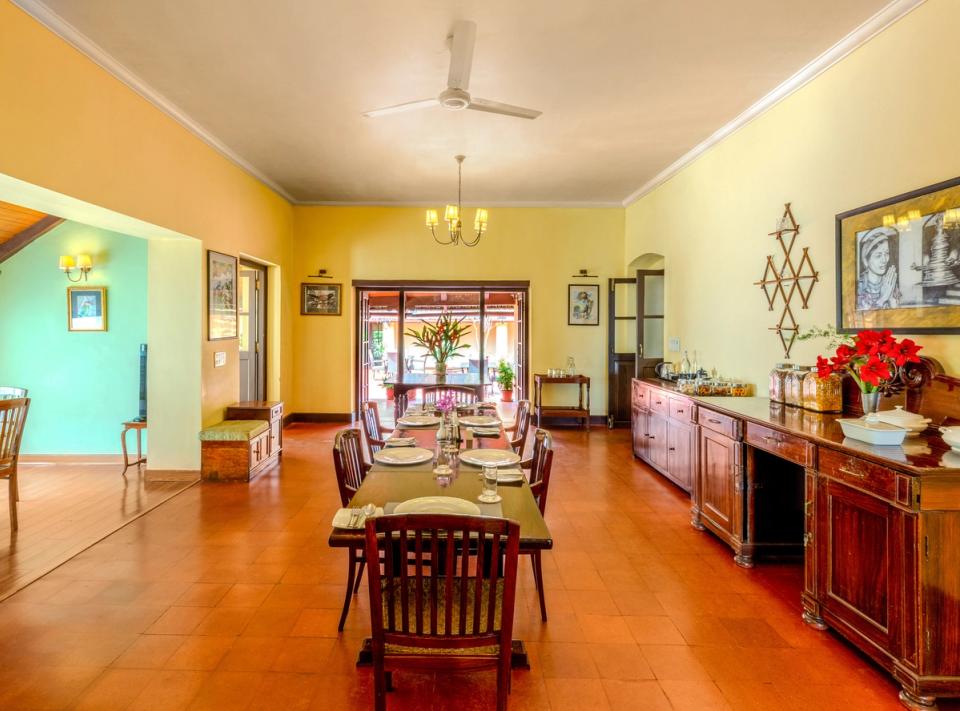 Elegant Dining Space at Cottabetta Bungalow, Coorg