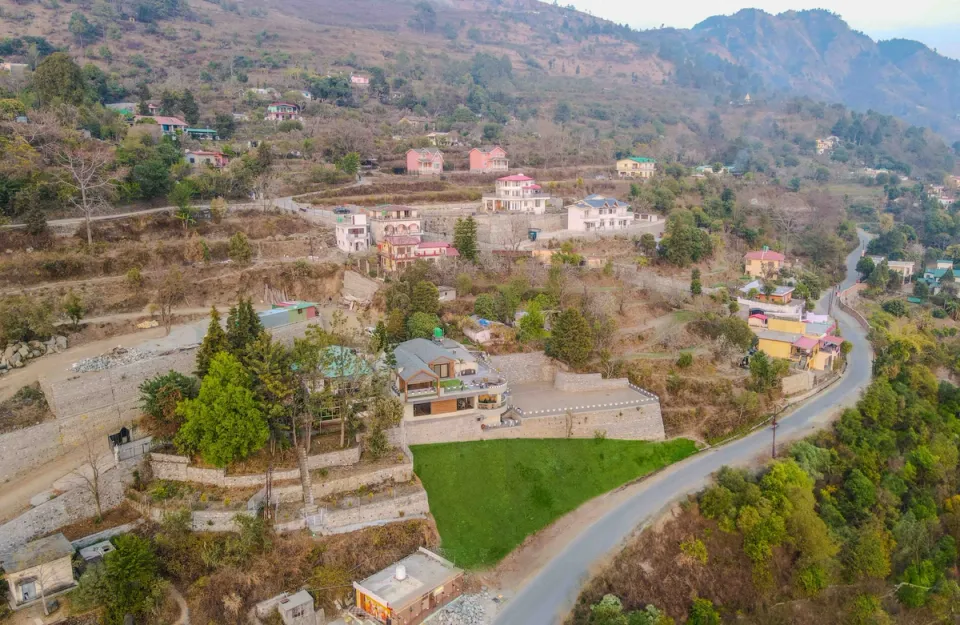 Iconic View of Bhimtal, amã Stays & Trails