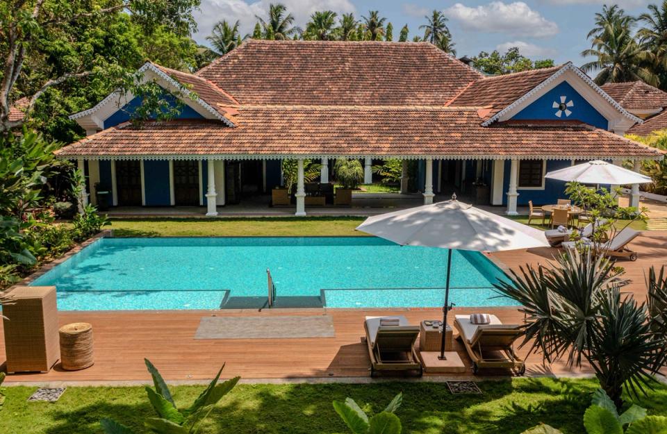 Luxury Pool Villa in Goa - Palmeira De Saligao, amã Stays & Trails  