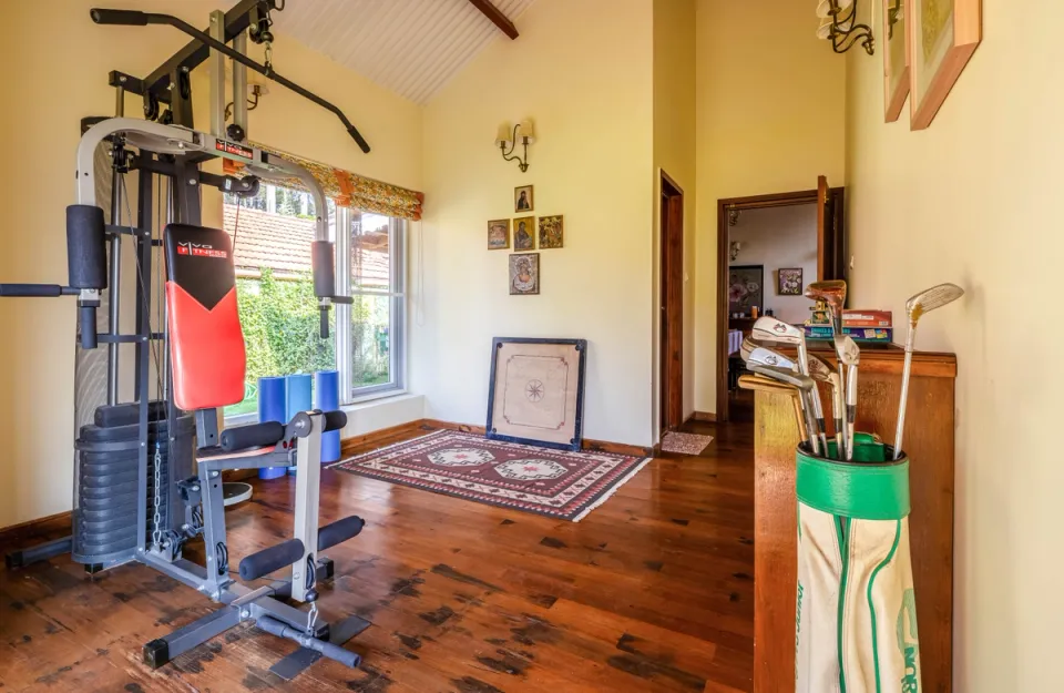 Gym at Raven's Nest - Luxury Villa in Kotagiri, amã Stays & Trails 