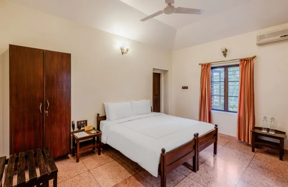 Elegant Bedroom at Surgi Bungalow, Coorg