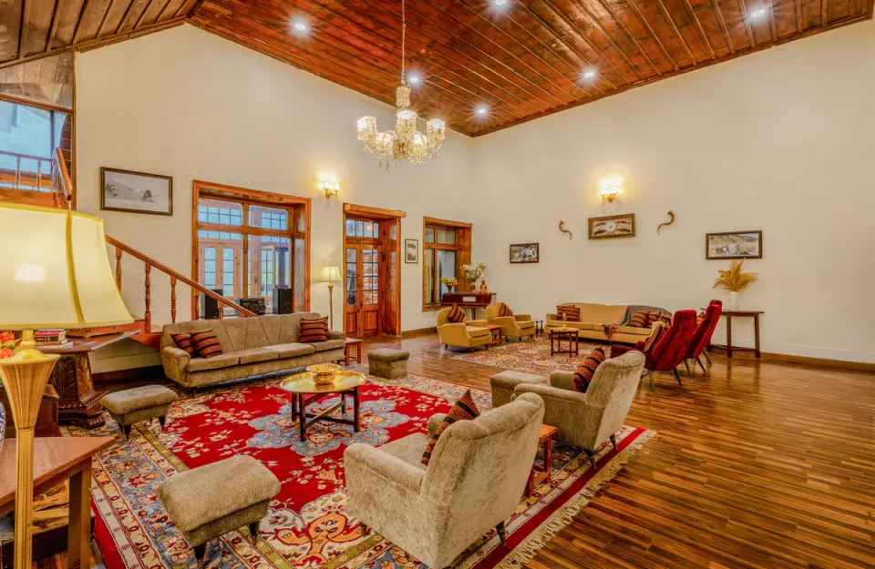 Elegant Living Space at Ramgarh Heritage Villa - amã Stays & Trails 