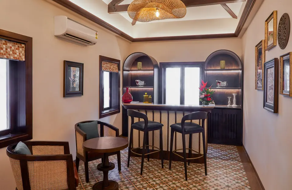 Luxurious Bar Room at Aguada Sea Villa, Goa - amã Stays & Trails