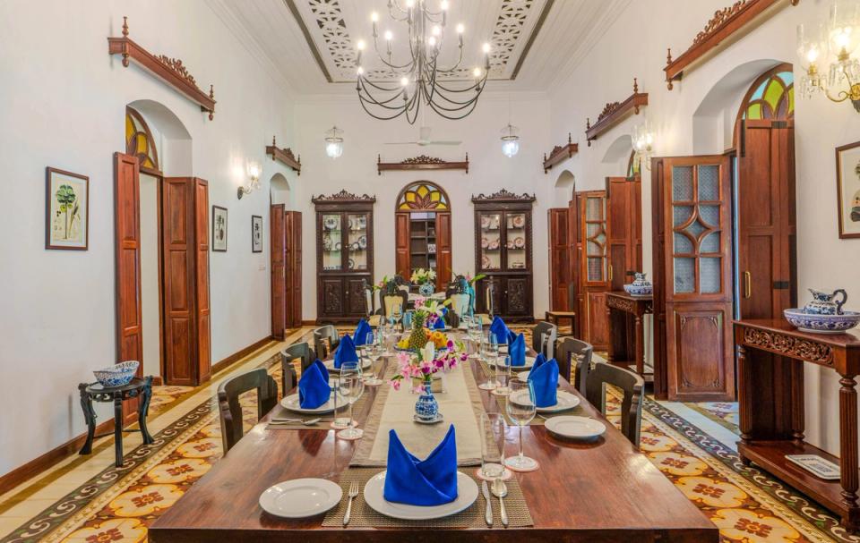 Luxury Dining Space At Palmeira De Saligao, Goa - amã Stays & Trails  