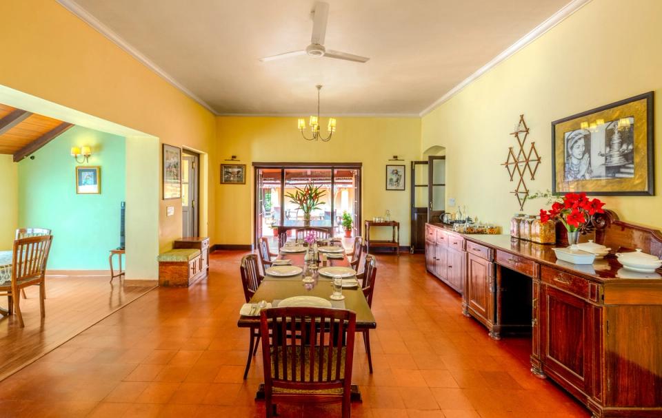 Dining Area at Cottabetta Bungalow ,Coorg