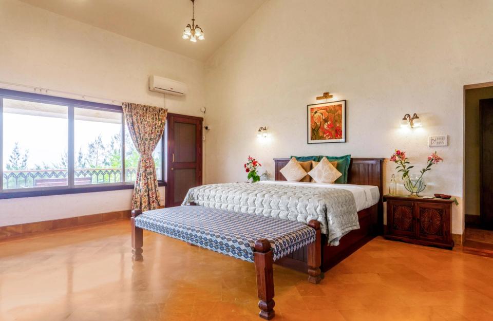 Luxury Bedroom at Whispering Heights - Lonavala Luxury Villa