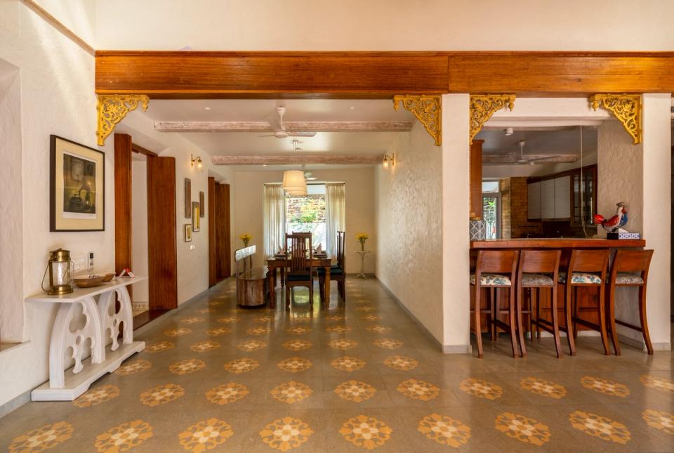 Dining Area at Chikoo Villa - Villa in Goa