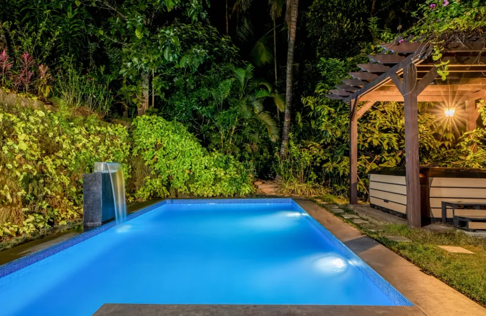 Elegant Swimming Pool At Heliconia Villa, Wayanad