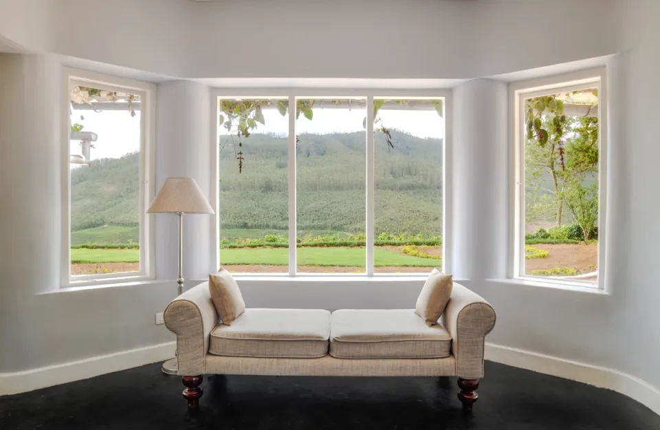 Spacious Living Space at Nettigudi Bungalow, Munnar