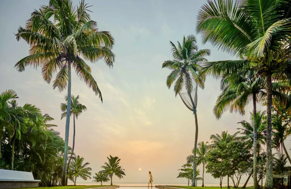 Elegant Swimming Pool at Pathiramanal Villa, Alappuzha